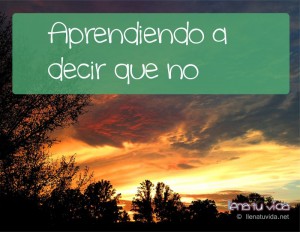 decir que no